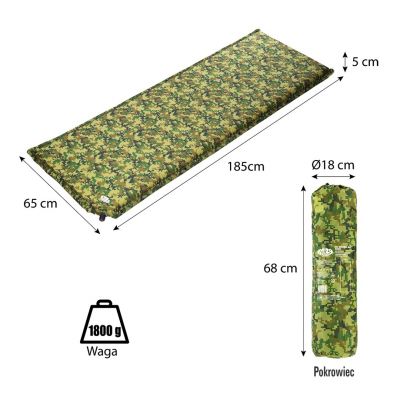 12. Nils Camp NC4050 selbstaufblasende Matte camo - 5 cm 15-05-050