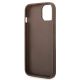 7. Guess 4G Big Metal Logo Case für iPhone 14 - Braun