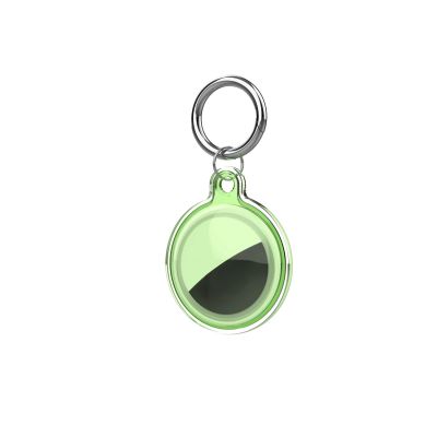 4. Wasserdichte Hülle für Apple AirTag - transparent, grün, blau, pink - 4 Stück