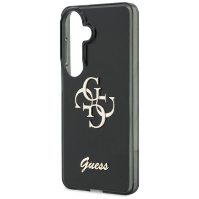 6. Guess IML Big Metal 4G Script Hülle für Samsung Galaxy S26 - Schwarz