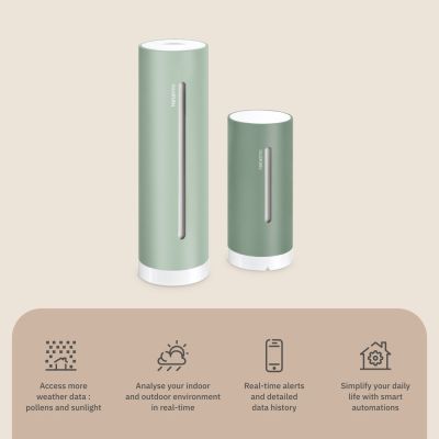 9. Netatmo NWS-M-EC Digitale Wetterstation, neuwertig, Netz-/Batteriebetrieb, WLAN