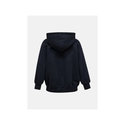 3. PEAK PERFORMANCE W Frottee-Hoodie mit Grafik für Damen, schwarz
