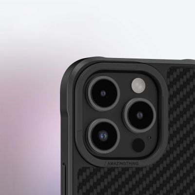 11. AmazingThing Titan Max Case mit 1500D Aramidfasern für iPhone 16 Pro Max - Schwarz