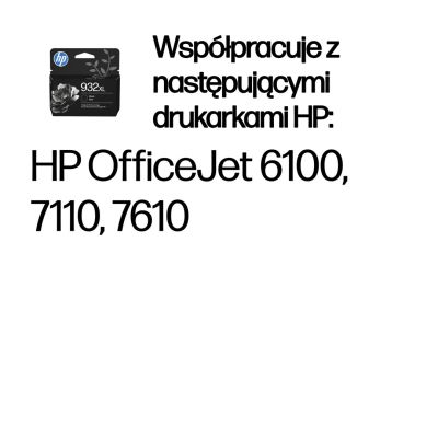 HP 932XL Original Schwarze XL Tintenpatrone
