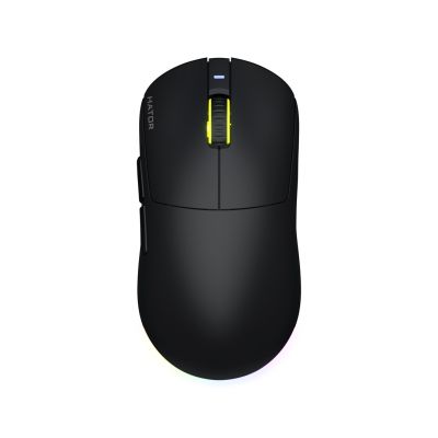 11. HATOR Quasar 3 Ultra 8K Kabellose Gaming-Maus, beidhändig bedienbar, Funkfernbedienung + Bluetooth + USB Typ-A, optischer Sensor mit 30.000 DPI