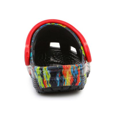 6. Crocs Classic Tie Dye Graphic Kids Clog T Jr 206994-4SW Flip-Flops