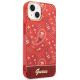 4. Guess GUHCP14SHGBNHR iPhone 14 6,1" rot/rotes Hardcase Bandana Paisley