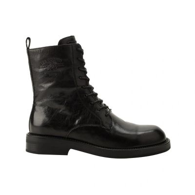Lee Cooper Damenschuhe, Stiefeletten, schwarz, Naturleder, modisch