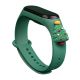 Strap Xmas für Xiaomi Mi Band 3 / 4 Weihnachts-Silikonarmband mit Weihnachtsbaum - Dunkelgrün