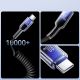 5. Joyroom S-A43 Crystal-Clear Series 60W USB-C - USB-C Spiralkabel 1,5 m - schwarz
