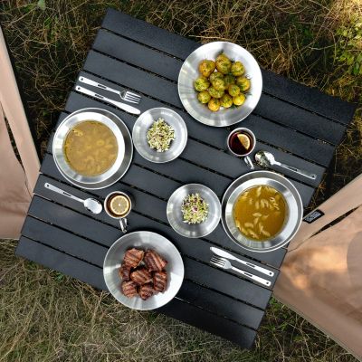 7. OFFLANDER EDELSTAHL-CAMPING-KOCHGESCHIRR-SET