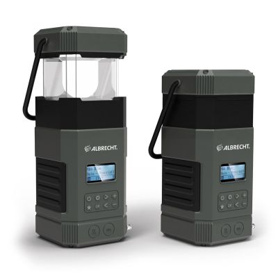 Albrecht DR 114 DAB Batteriebetriebene Campinglaterne USB-Anschluss