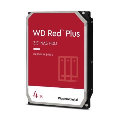 2. HDD WD Red Plus WD40EFPX (4 TB; 3,5"; 256 MB; 5400 U/min)