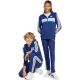 adidas Seasonal Essentials Tiberio 3-Streifen French Terry Trainingsanzug für Kinder Marineblau JI6035