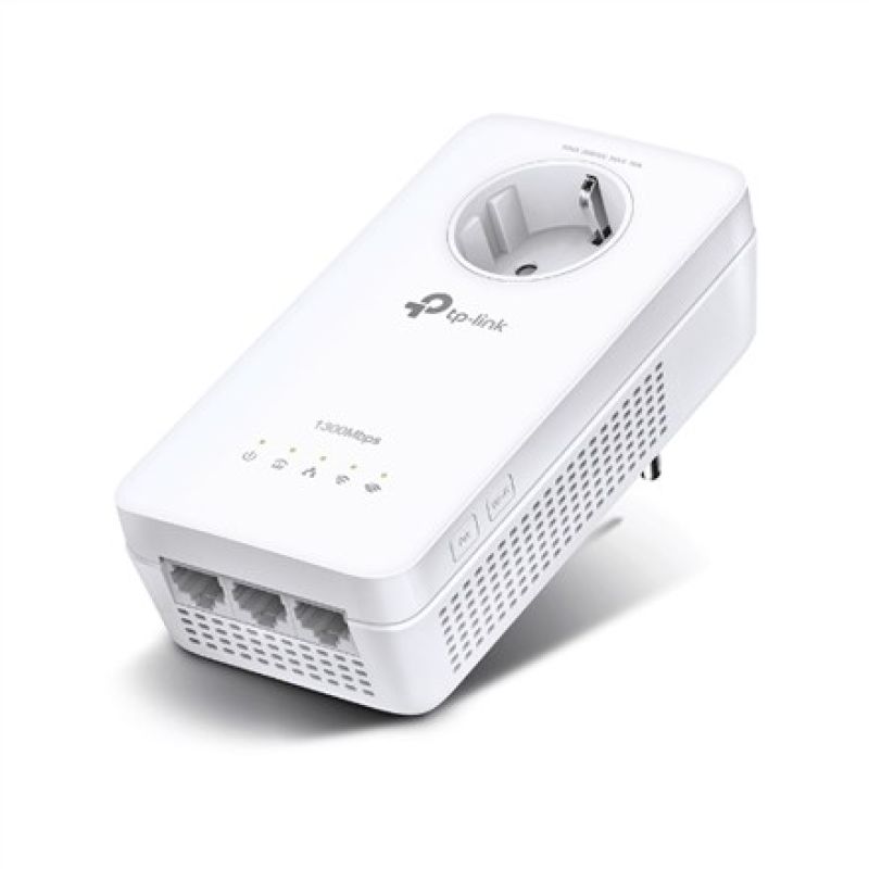 3. TP-Link TL-WPA8631P Netzwerkadapter für Powerline 300 Mbit/s Kabelgebundenes LAN Wi-Fi Weiß 1 Stück.