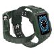 3. Schutzarmband für Apple Watch 38/40/41 mm Panzergehäuse-Armband - Grün
