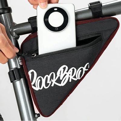 5. Rockbros G001 Flash Journey Dreieck-Rahmentasche 0,8 l - Rot