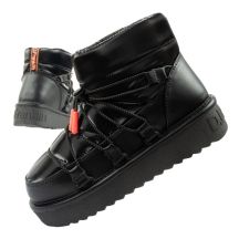 D.Franklin Damen Schneestiefel Winter Modische Isolierte Stiefeletten Schwarz