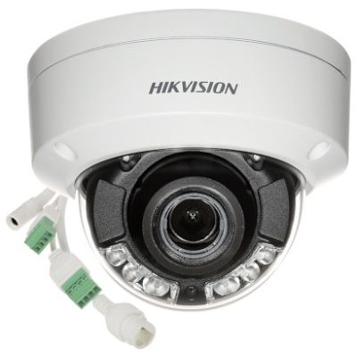 4. HIKVISION DS-2CD2787G2HT-LIZS (2,8–12 mm)(EF) Pro Series IP-Kamera mit ColorVu Dome Weiß