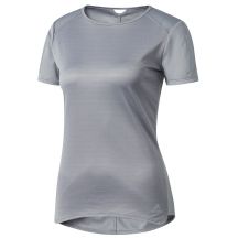 adidas Response Short Sleeve Tee Damen Laufshirt in Grau, mit der climacool Technologie für Abkühlung