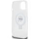 7. Karl Lagerfeld KLHMP15SHMRSKHH iPhone 15 6,1" weiß/weiß Hardcase Ring Stand Karl Head MagSafe
