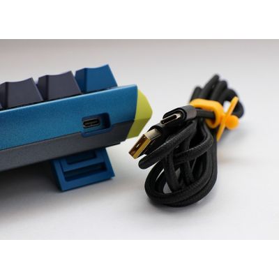 6. Ducky One 3 Daybreak Mini Gaming-Tastatur USB Deutsch Schwarz, Blau, Grün