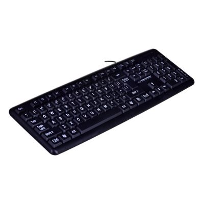 2. Esperanza Florida EK129 Tastatur (USB 2.0; (US); Schwarz)