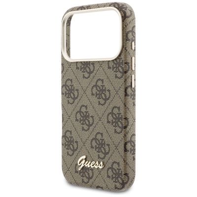 6. Guess 4G Script MagSafe Hülle für iPhone 17 Pro – Braun