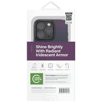 5. Uniq Iridescia Magclick Ladehülle für iPhone 16 Pro - Schwarz