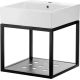 Wandhängende Badezimmerkonsole mit Waschbecken - 50x50 cm CDTW6U5S 5908212079164