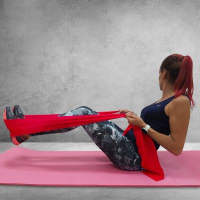 19. Fitness Profit Gummi 120*15*0,55 cm rot DK 2227