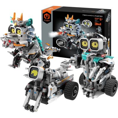 3-in-1 programmierbarer Roboter-Bausatz, 408 Teile