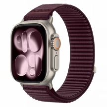 Tech-Protect NylonLoop Armband für Apple Watch 44 / 45 / 46 / 49 mm – Burgunderrot