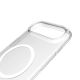 9. Puro Lite Mag TPU+PC Hülle kompatibel mit MagSafe für iPhone 17 Air - Transparent mit weißem Ring