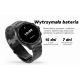 18. GRAVITY GT16-2 Schwarze Herren-Smartwatch mit schwarzem Armband