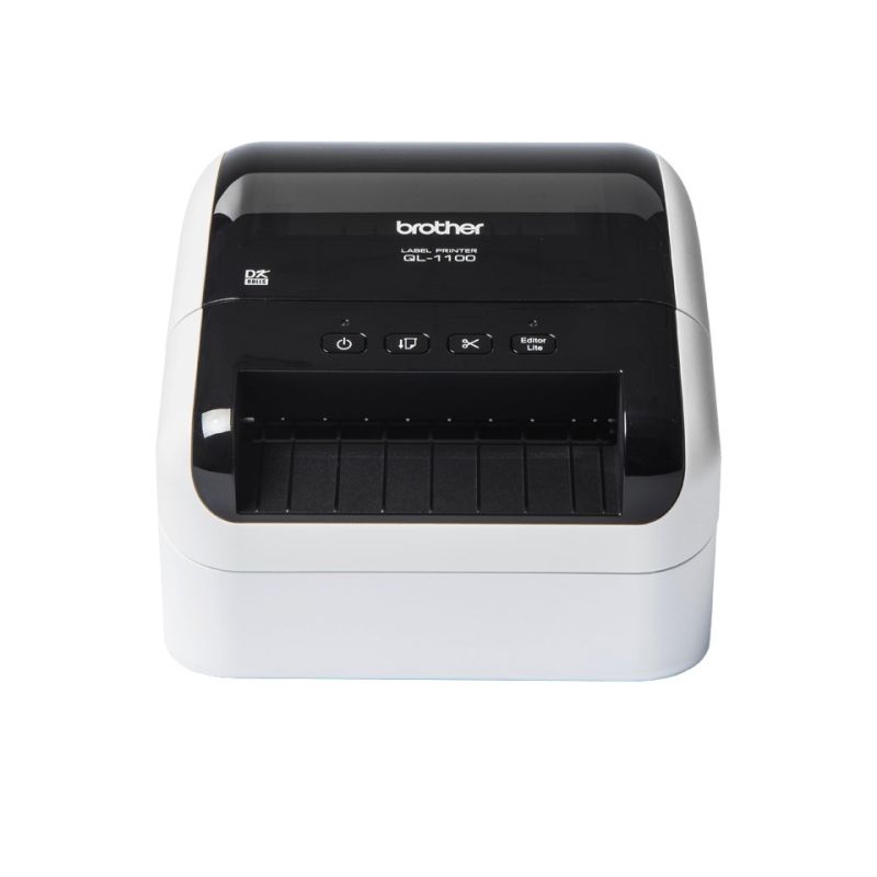 5. Brother QL-1100C | Thermodrucker | Etikettendrucker | Glänzend Schwarz/Weiß