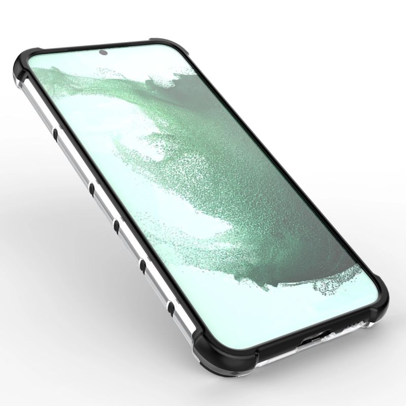 10. Wabenhülle für Samsung Galaxy S23+ gepanzerte Hybridhülle schwarz