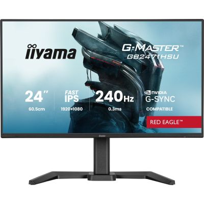 6. IIYAMA LED Fast IPS Monitor 23,8" GB2471HSU-B1 Red Eagle 240Hz