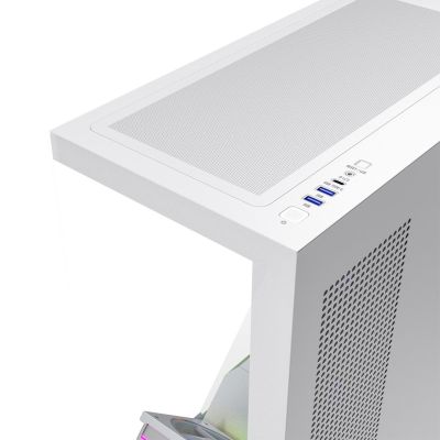 5. MODECOM VOLCANO STELLAR PLUS ARGB MIDI 5F WEISSES GEHÄUSE