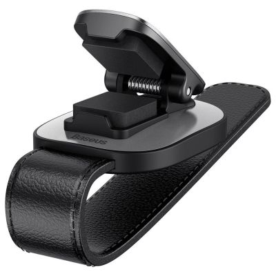 5. Baseus Platin Fahrzeug Brillen clip Nabenklemmung silber (ACYJN-B0S)