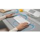 23. Logitech 920-012204 Tastatur und Maus (universell, kabellos, RF + Bluetooth, QWERTZ-Tastatur, Deutsch, Weiß)