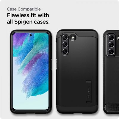 14. Spigen ALM Glas.tR gehärtetes Glas für Samsung Galaxy S21 FE - 2 Stk.