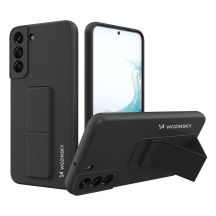Wozinsky Kickstand Case Silikonhülle mit Ständer für Samsung Galaxy S22+ schwarz