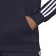 5. adidas Essentials 3 S PO FL Marineblau M DU0494 Sweatshirt