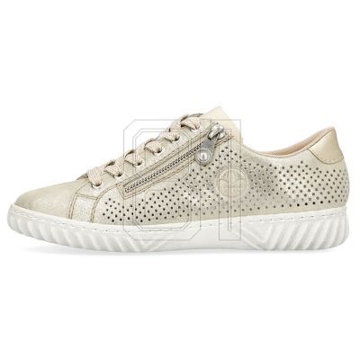 11. Rieker W RKR694 bequeme Lederschuhe, beige