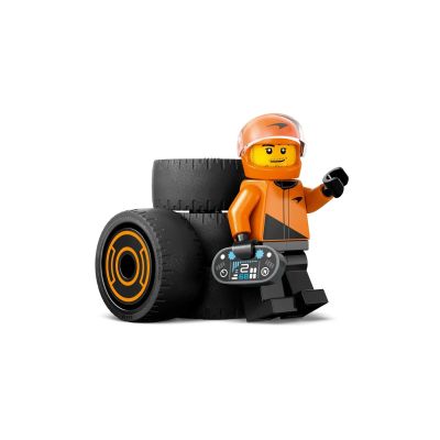 6. LEGO CITY 60442 F1 McLaren Fahrer und Rennfahrer
