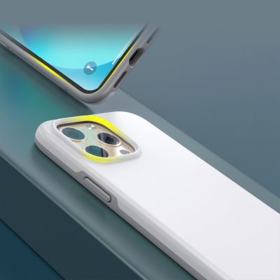 3. Choetech MFM Anti-Drop Case Cover für iPhone 13 Pro Max weiß (PC0114-MFM-WH)