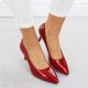 4. Damen-Pumps aus Lackleder, rot, Sergio Leone 1336