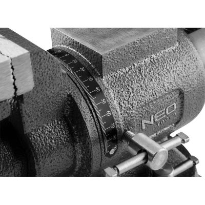 6. 100 mm drehbarer Metallbearbeitungsschraubstock, 360 Grad