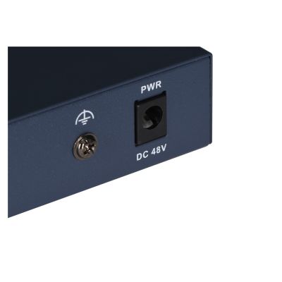 7. Hikvision DS-3E0106HP-E Netzwerkverbindungen Unmanaged Fast Ethernet (10/100) PoE-Unterstützung Blau